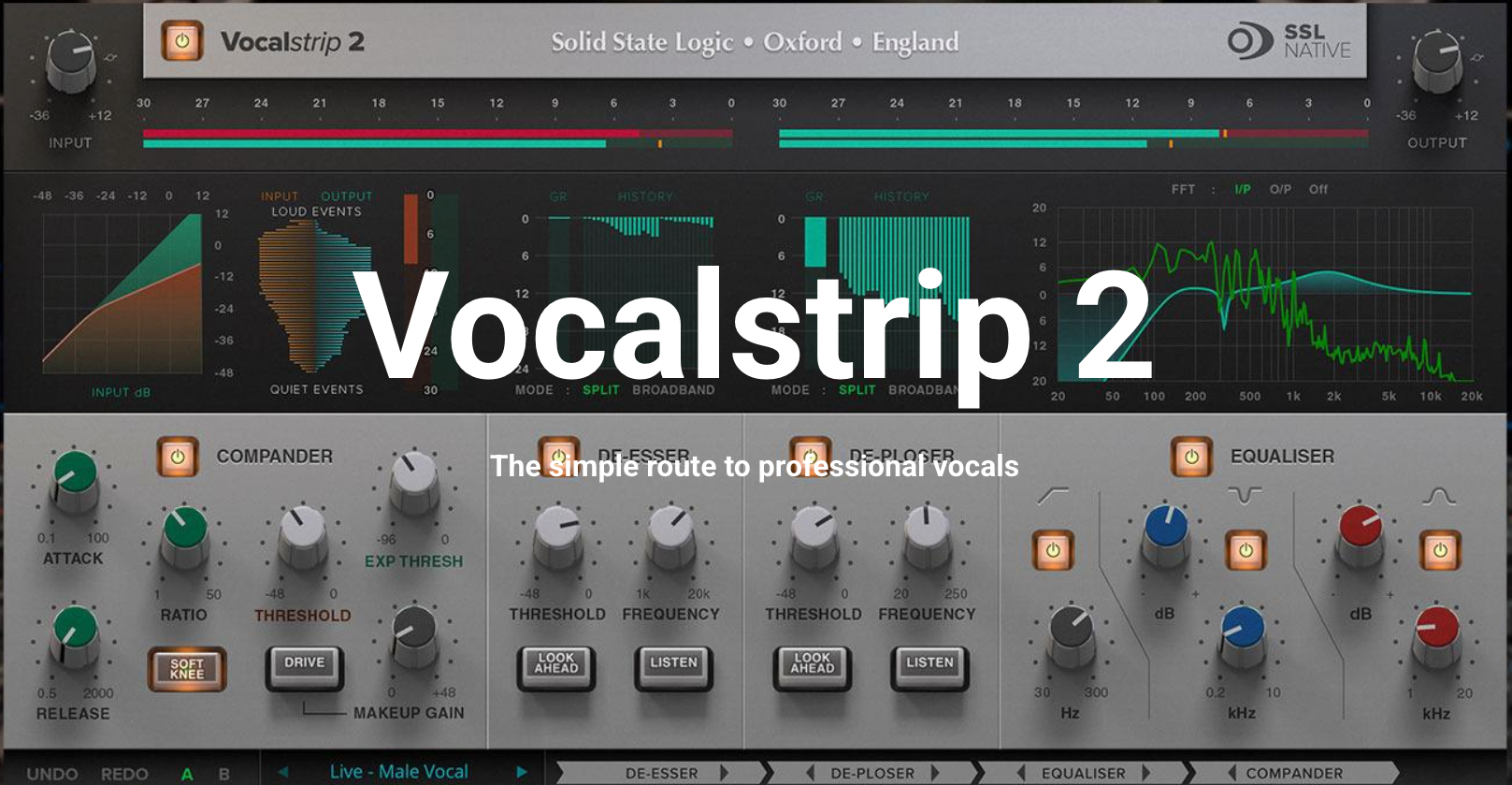 Solid State Logic SSL Native Vocalstrip 2 Plug-in